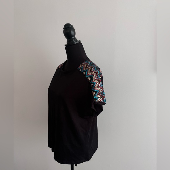 Zara Trafaluc top. Sequence on shoulder area. Bought in Europe. - Picture 2 of 2